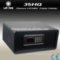 Electronic hotel safe box locker with master code and master key